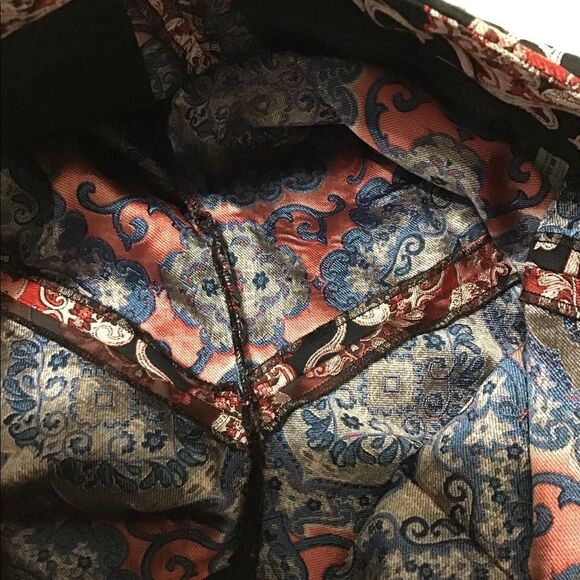 kate spade Red Runway Medallion Jacquard Pantsuit Blazer Size 2 Trousers Size 0 - Picture 16 of 16